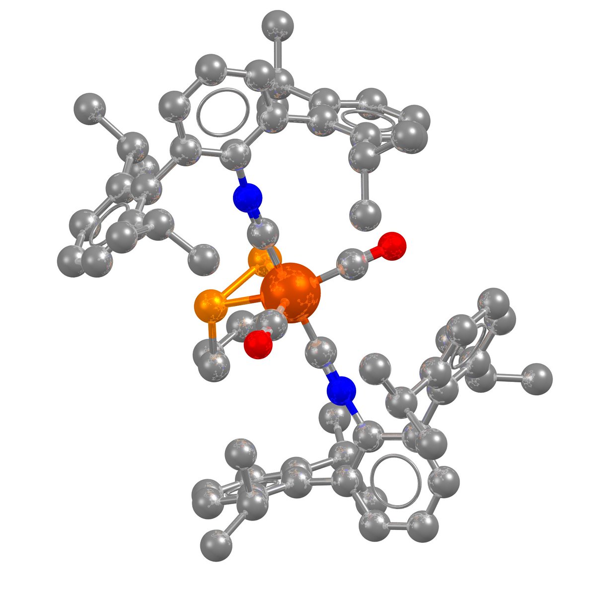 ccdc_cambridge's tweet photo. Authors at @UCSanDiego, the @UofR, and @OhioState show why when diphosphorus binds in metal clusters it acts more like carbon-based acetylene! View the structures in the CSD. 
🔗https://t.co/SduE99EdcD
📸CSD Refcode: SAVSUH

#chemtwitter #ACSSpring2022 https://t.co/72SbwuKIn7