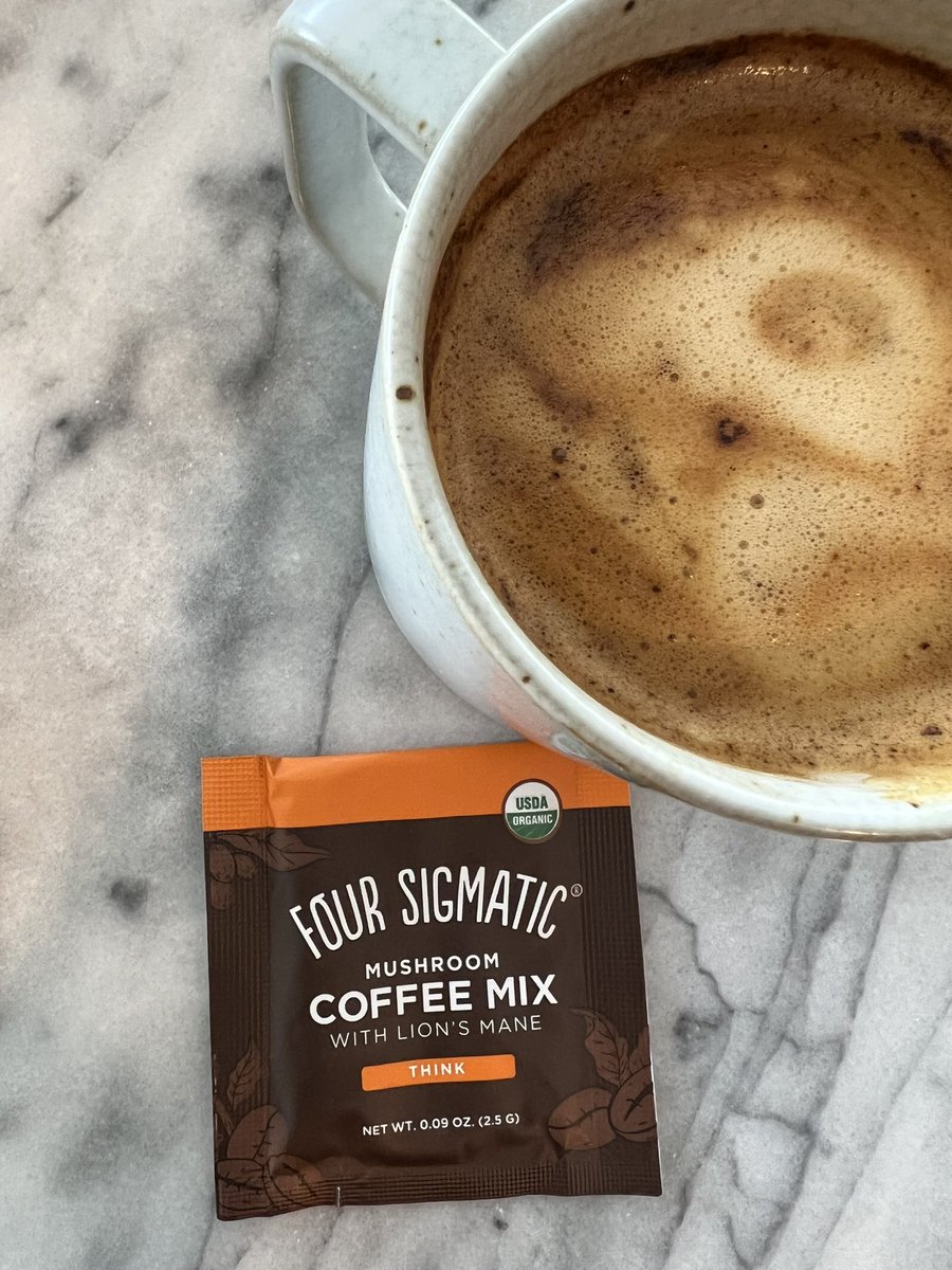 garisb's tweet photo. mixing up my #Coffee game with shrooming 🍄 @FourSigmatic 😛 happy Monday! https://t.co/8fyqugUub8