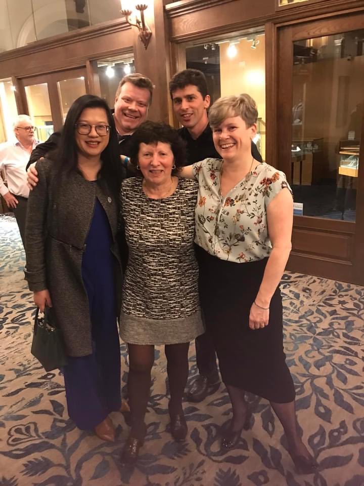 danielarbour11's tweet photo. I never ever tweet, but since a couple of people in this pic use this Elon Musk social media company 😂 @Josie_Osborne @solidplans @clairemoglove @HelenPoonMIPR   #avicc photobombs 💥 https://t.co/R8io9yAAdw