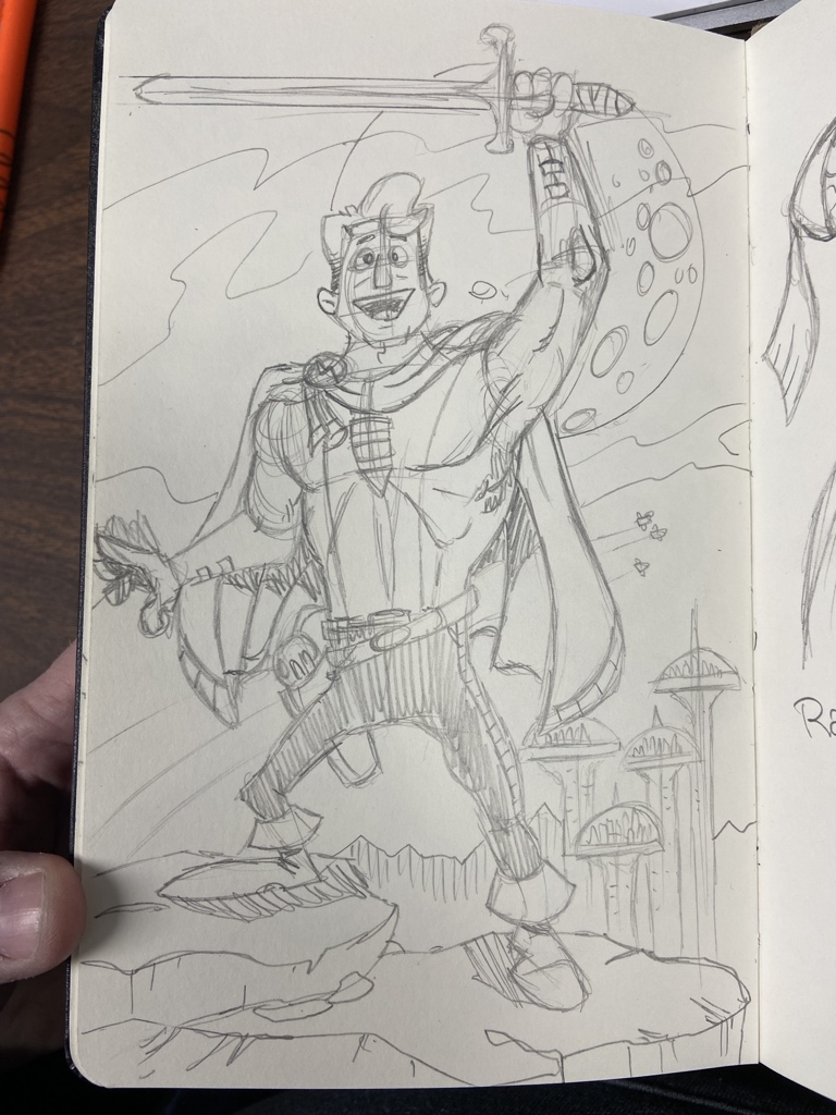 DonKelly68's tweet photo. A random sketch from my Moleskine. #draweveryday https://t.co/B0gWgsdvAT