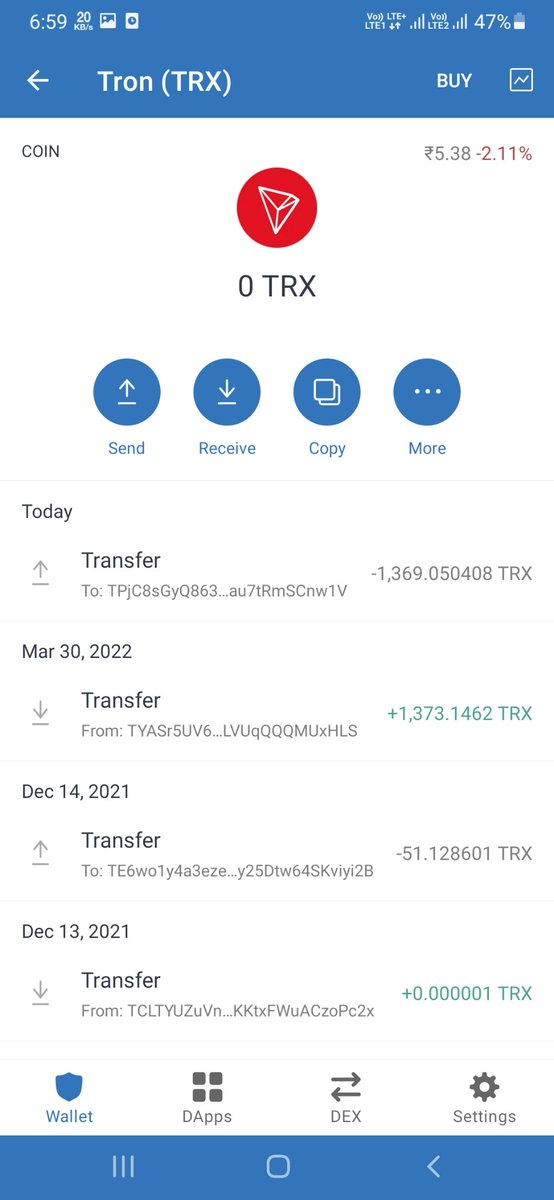 iSumbhaniya8's tweet photo. Thank you @TrustWallet For your security
Today's my trust wallet got stole and some unknown person took my wallet and stole 50000rs (Inr) from my wallet
#Trustwallet #India #hackwallet #hacktrustwallet #StoleFromMe
(1/2) https://t.co/bcLezelg1W
