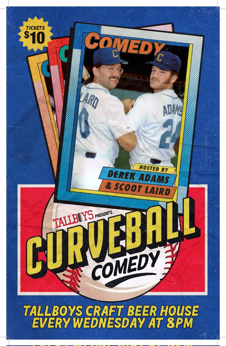 Derk (@dumbderekadams) on Twitter photo Absolutely stacked Curveball Comedy this Wednesday at Tallboys
eventbrite.ca/e/curveball-co…
Featuring
<a href="/JackiePirico/">Jackie Pirico</a>
<a href="/Perry7Platypus7/">Jordanne Brown</a>
<a href="/BrittanyLyseng/">Brittany Lyseng</a>
<a href="/Foggia__/">David Foggia</a>
Marito Lopez
Moe Ismail
Zach Rivard
With host <a href="/ScootLaird/">THAT Scoot Laird</a> Absolutely stacked Curveball Comedy this Wednesday at Tallboys
eventbrite.ca/e/curveball-co…
Featuring
<a href="/JackiePirico/">Jackie Pirico</a>
<a href="/Perry7Platypus7/">Jordanne Brown</a>
<a href="/BrittanyLyseng/">Brittany Lyseng</a>
<a href="/Foggia__/">David Foggia</a>
Marito Lopez
Moe Ismail
Zach Rivard
With host <a href="/ScootLaird/">THAT Scoot Laird</a>