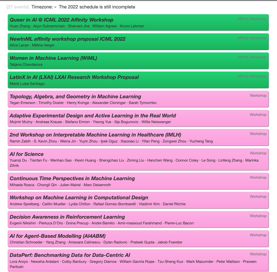 ICML Conference on Twitter "ICML 2022 have been postedN