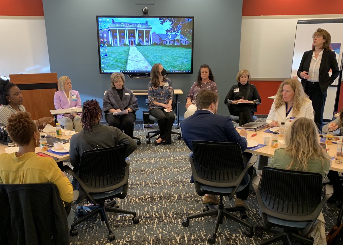 DerekVoiles's tweet photo. Our #LTNext4 cohort started the day off at the Niswonger Foundation learning about something that is near and dear to my heart - literacy - from birth and beyond. #LiteracyMatters https://t.co/p5QktvGUvx