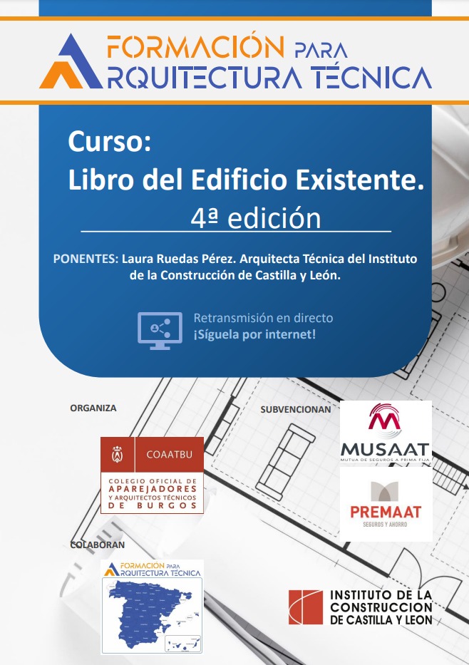 _ICCL_'s tweet photo. ➡️III Edición Curso Libro del Edificio Existente 
- Aforo Completo -

➡️IV Edición del Curso Libro del Edificio Existente
- Abierto plazo inscripción -

🗓️ 3 de Mayo
🕘 De 16:00h a 20:00h
💻videoconferencia

#LEE #librodeledificio

https://t.co/LJRd0LG0RV https://t.co/pIF8dXM4rC