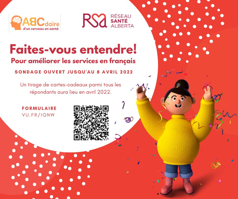 rsaAlberta's tweet photo. À écouter - Entrevue avec notre dg à Nord-Ouest FM pour en savoir plus sur le projet #ABCdaireCerveauSanté et le sondage à remplir à https://t.co/NU2WSSZPmK
https://t.co/FucOK0inlF
#frab #servicesfr #santéfr https://t.co/MHmh6cFpku