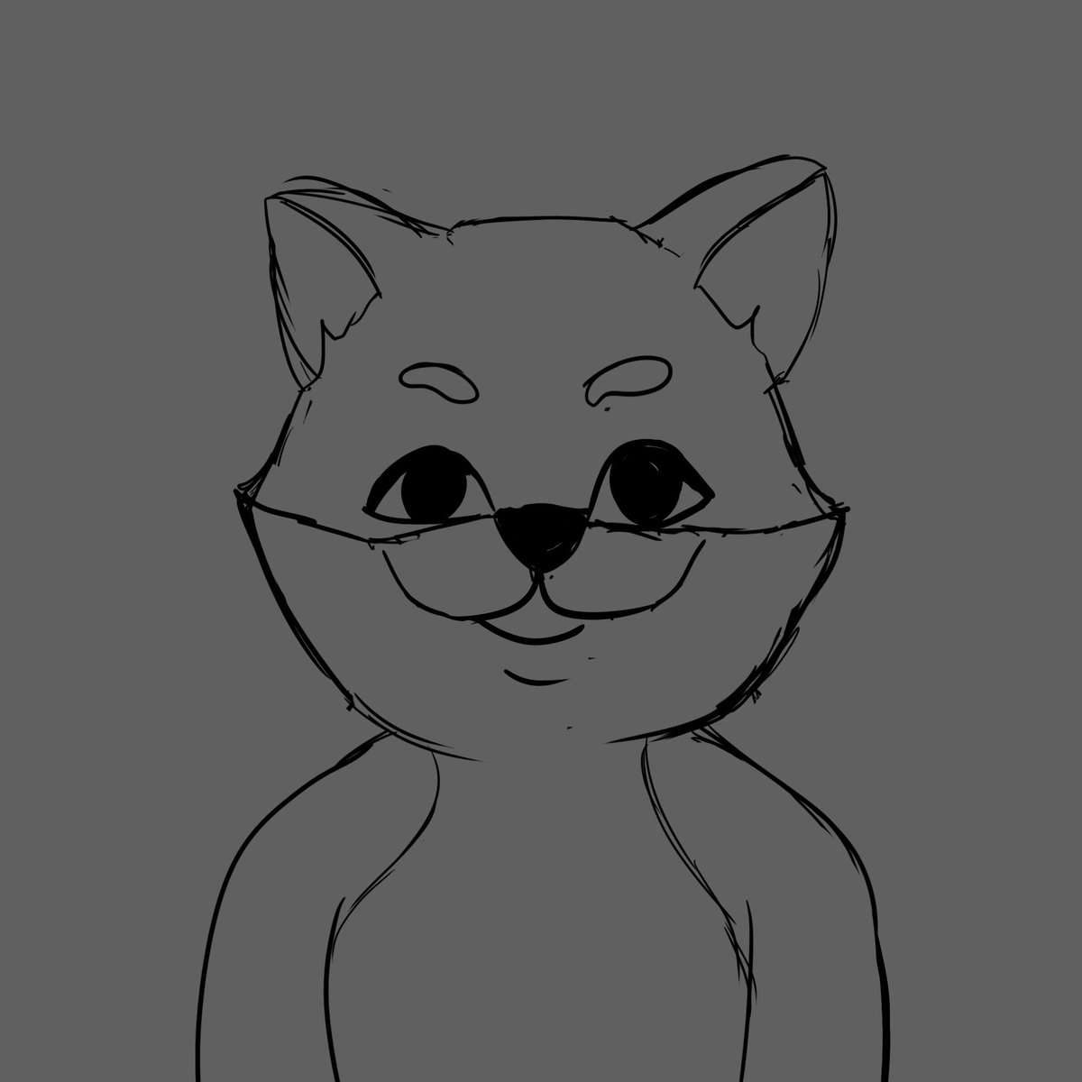 Sketch of our SHIBA, who's excited ? #NFT #worldofdogsNFT