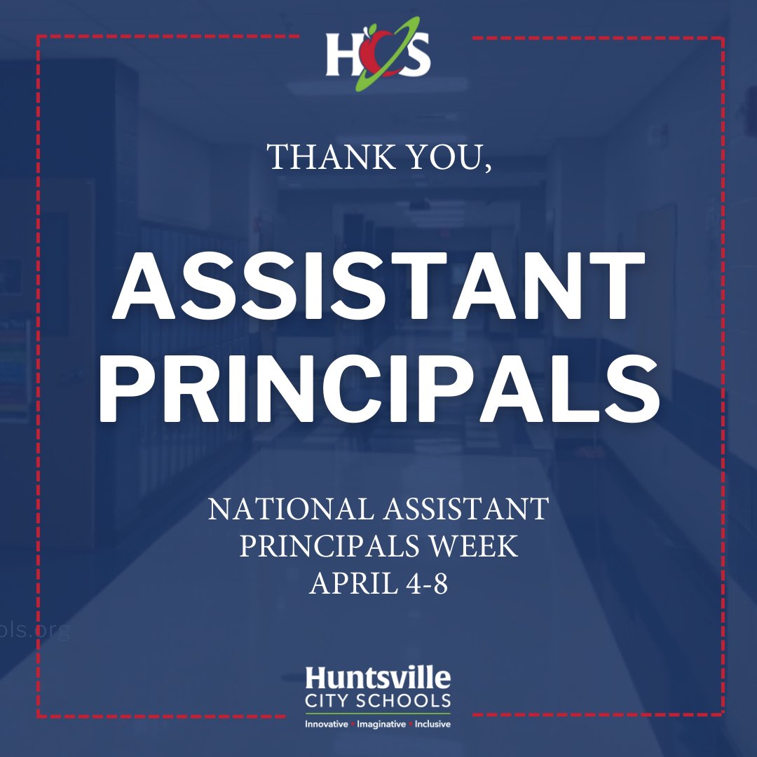 🙏This week marks National Assistant Principals Week! We thank Assistant Principals for everything they do to support students, families, and staff members! 🙏