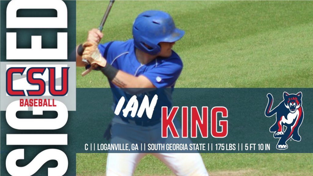 ✍️ | We're proud to welcome Ian King to the Cougar Baseball family! ⚾️

#GoCSU🐾