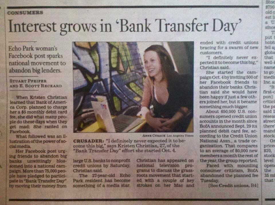 deadlyauntera's tweet photo. in 2011 i led the #banktransferday movement. afterward i consulted for #creditunions and #coops for nearly a decade, spoke at @cwclub and attended #g8summit.

https://t.co/iRz5FVYjwT https://t.co/YG99kFkud9