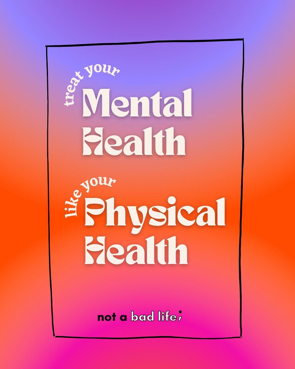shaibuttaa's tweet photo. treat your mental health like your physical. it’s just as important.
#notabadlife https://t.co/UBOXRQjRxp
