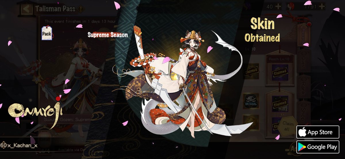 #Onmyoji# I got a brand new rare skin! Check it out and try your luck!
