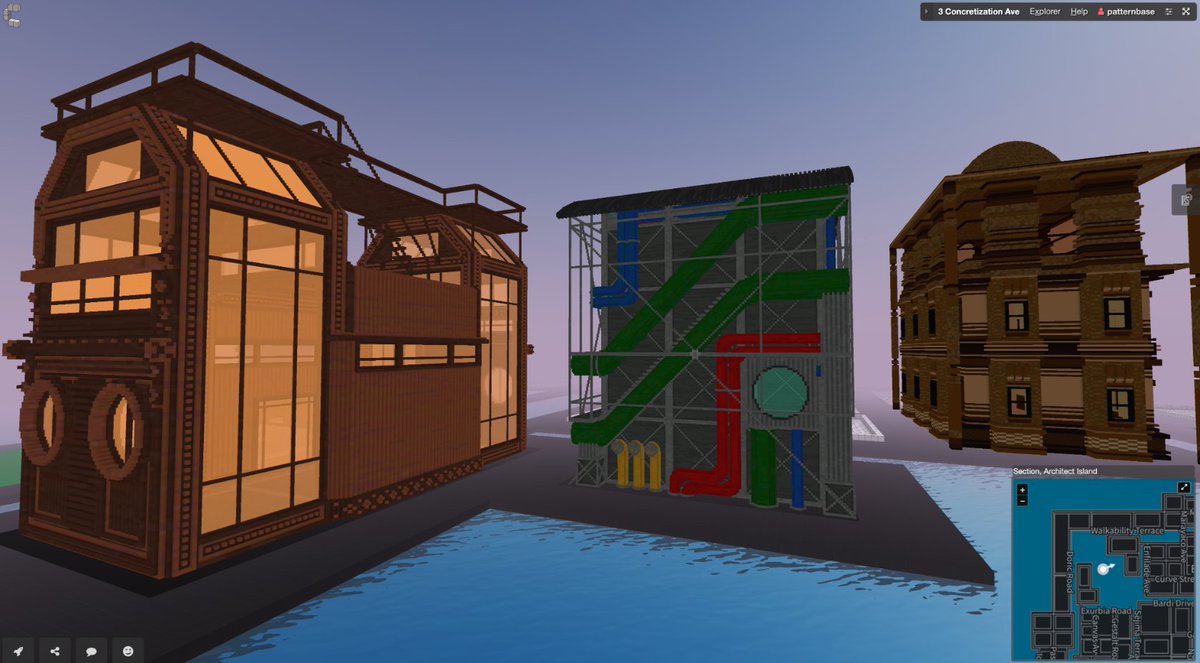 patternbase's tweet photo. My jaw is on the floor. The builds happening on Architect Island are breathtaking 🥵💖
https://t.co/J86M3nNgEw https://t.co/LqJQaWKCgK