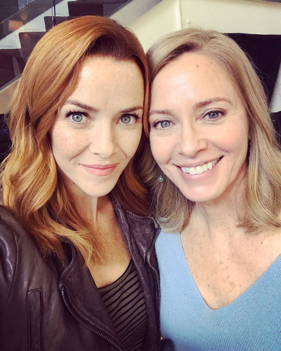 Wersching's tweet image. Two Timeless Queens??? 😈👑😈
:) We just need Alice! #BorgQueenssssss @StarTrekOnPPlus @StarTrek