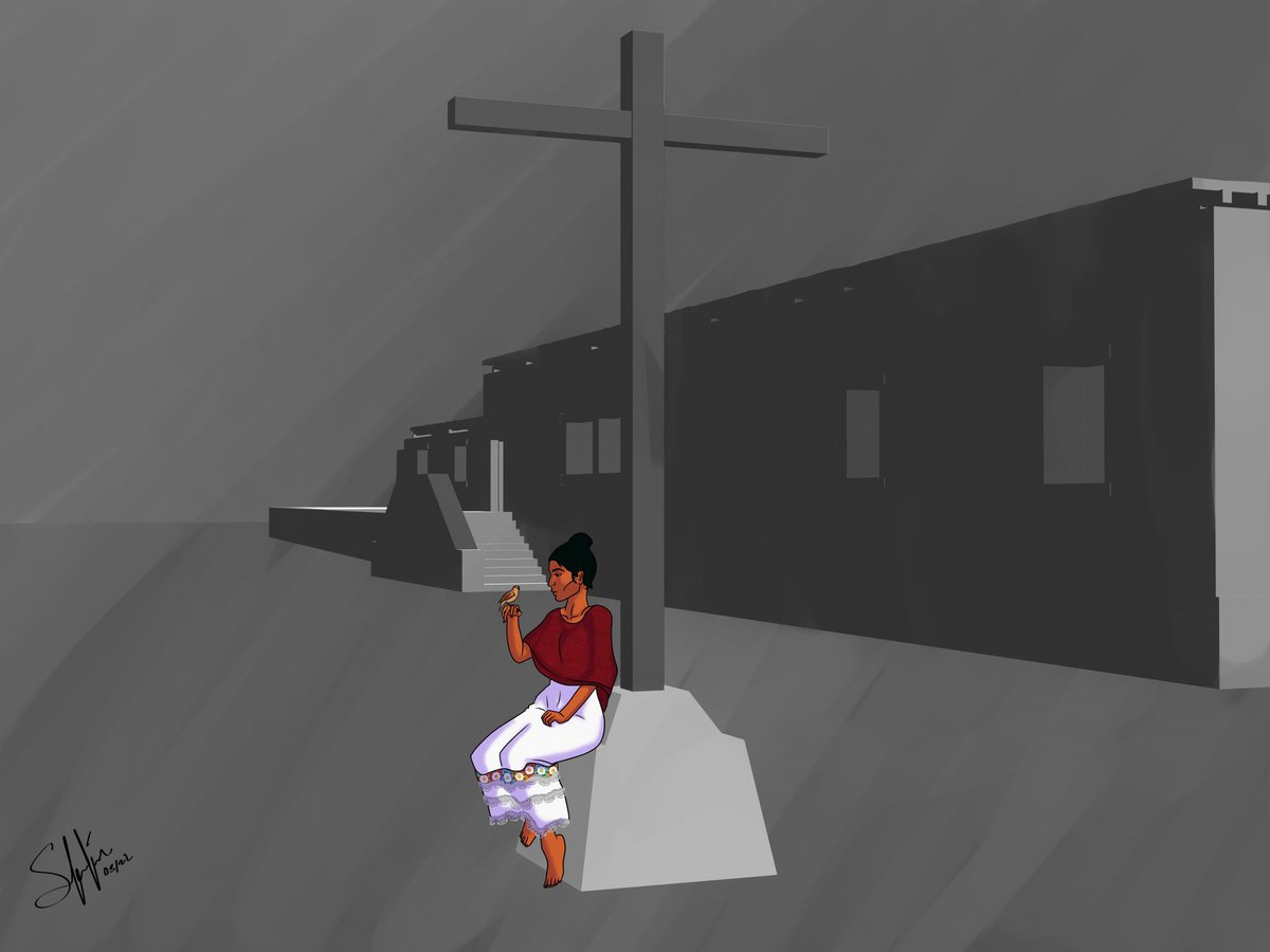 SuhariniCF's tweet photo. Ya sé porque tus cantares 
son hoy tan tristes, ya sé
Cantando estás los pesares
de Yucatán, Xkokonché… #maya #myart #myartwork #mayan #Yucatan https://t.co/BLid8J3Hw1