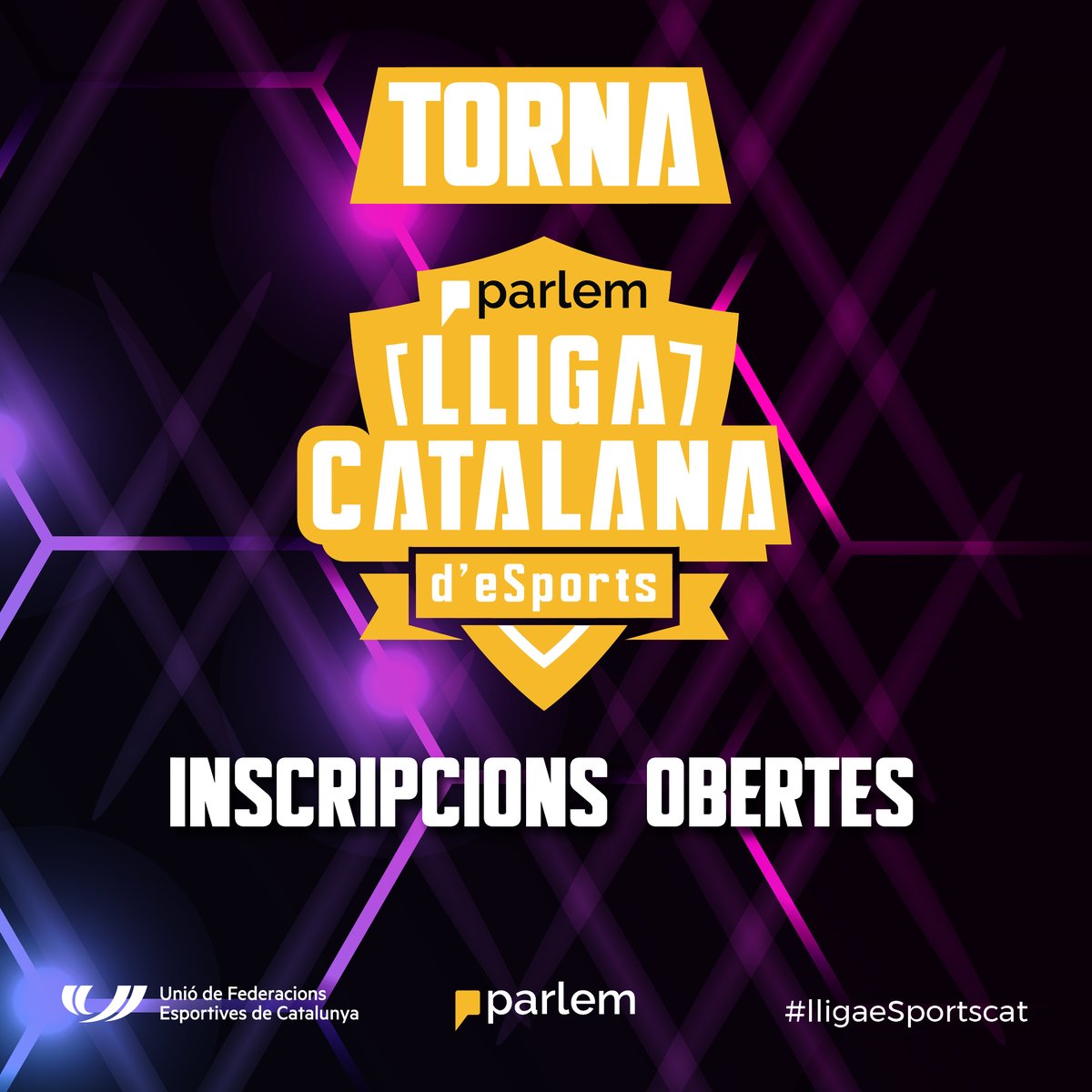 UFECcat's tweet photo. ‼️Torna la @Parlem #lligaeSportscat
✅Escacs, bowling, tennis, ball, automobilisme, beisbol i orientació
🎮Proves des del 22 abril a 30 de juny
👉Inscripcions GRATIS: https://t.co/USUztPdyDr
🏆Finals presencials al juliol
#SomEsport https://t.co/8mSKnHwk0y