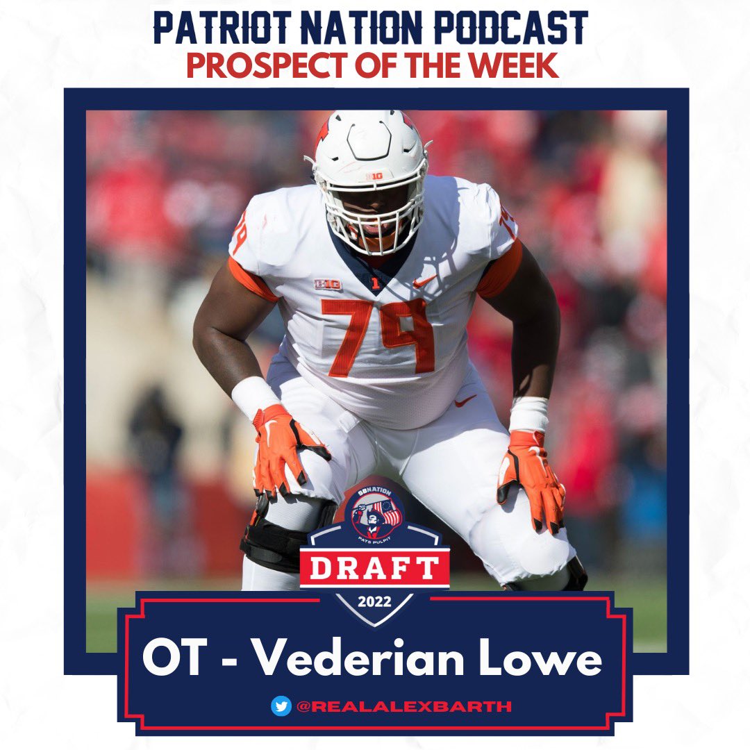 PatsNationPod's tweet photo. We can’t forget about @RealAlexBarth’s tremendous effort to upstage us all.

He came out firing with three prospects that he likes for New England. Find out what he likes about them by listening to our full episode: https://t.co/p82rr8070o https://t.co/l1rmeRO0Aw