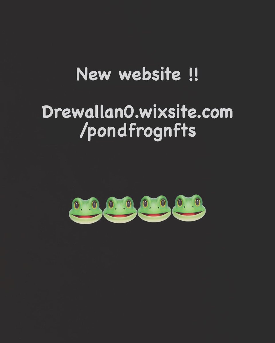 PondFrogsNFTS's tweet photo. https://t.co/J9GYI6Lxwq