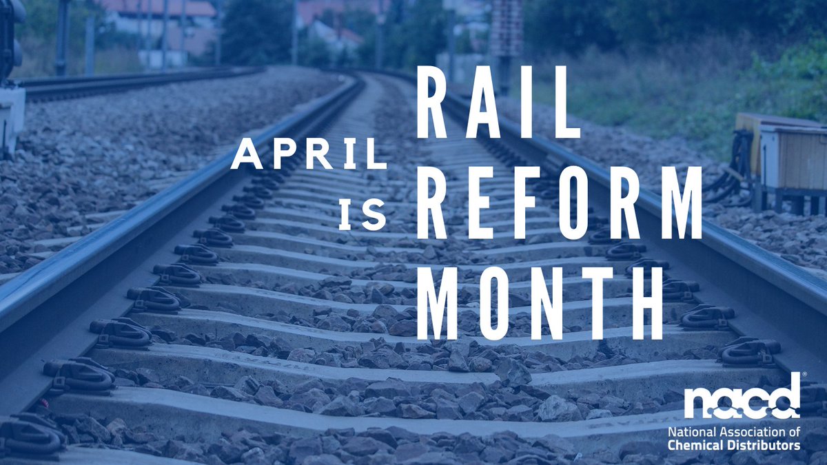 Image for the Tweet beginning: April is Rail Reform Month