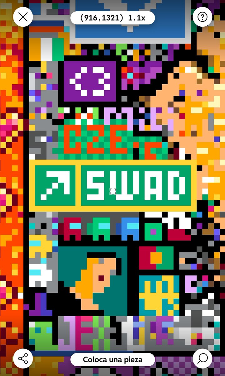 Jofranmoga's tweet photo. Qué guay 👏🥳 #RedditPlace ↗️#Swad https://t.co/9DtAbIKml2