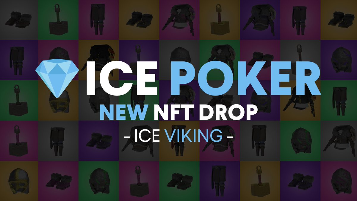 DecentralGames's tweet photo. We will conduct The ICE Viking Drop on Thursday, April 7th, at 6pm UTC, in $ICE. ⚔️

Each ICE Viking NFT features a 250 unit supply, for a grand total of 1,250 wearables. 

👉 Read the full announcement here: https://t.co/ofvXtnNM37 https://t.co/zp8Bcrjx22