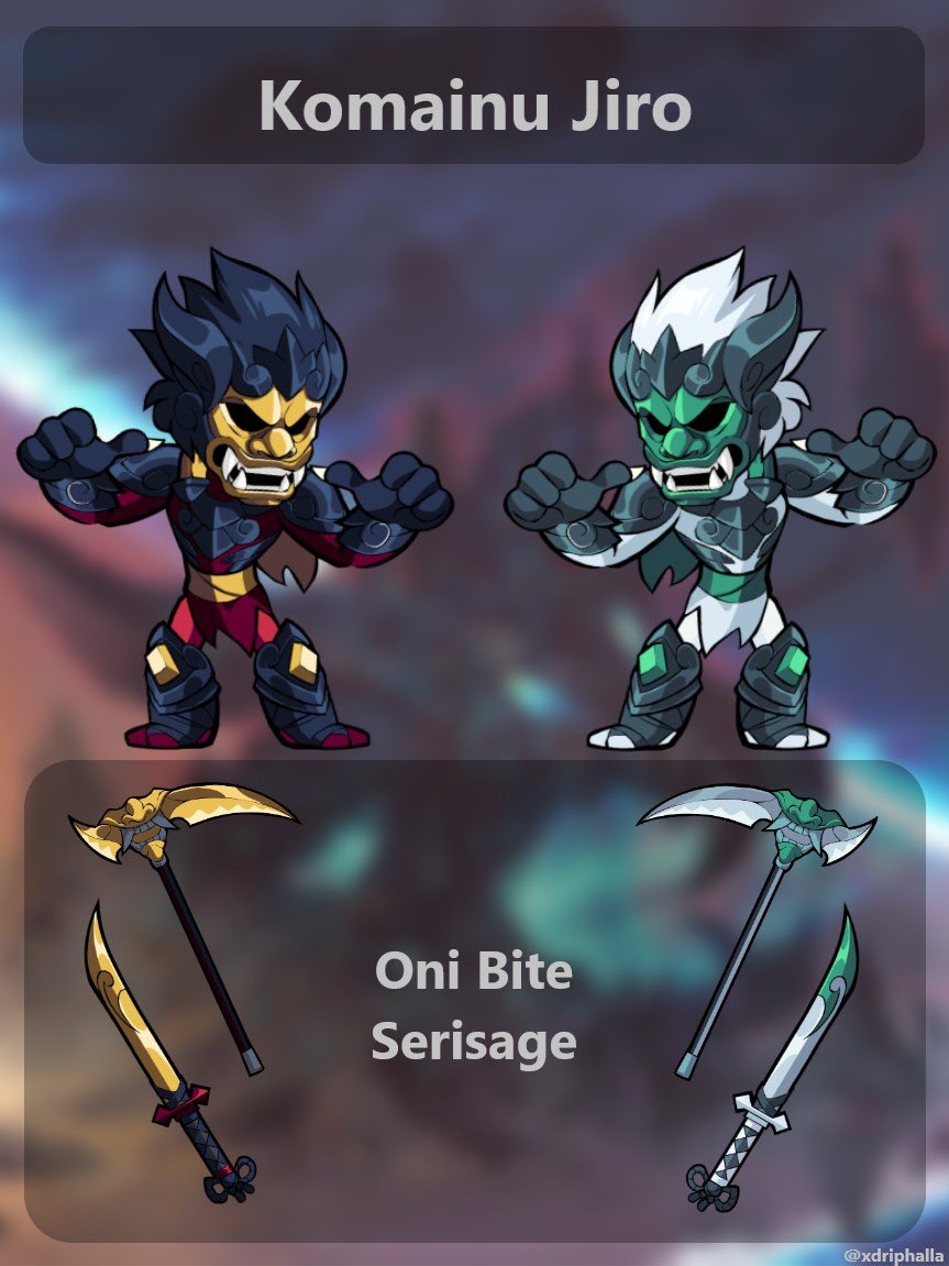 Driphalla on Twitter "Komainu Jiro with Hometeam & Frozen Forest