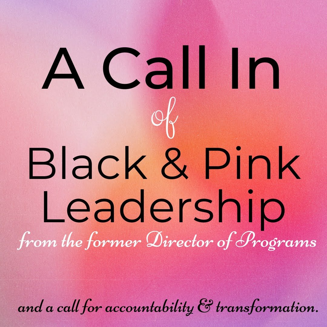 BlacknPinkUnion's tweet photo. we share this post from our former director of programs in solidarity and with love. please uplift his words as you see fit. 

for his essay and a more complete account, visit https://t.co/sVcJ407f4t

complete image descriptions available here: https://t.co/uWLsyBlC69 https://t.co/gIgI160rmM