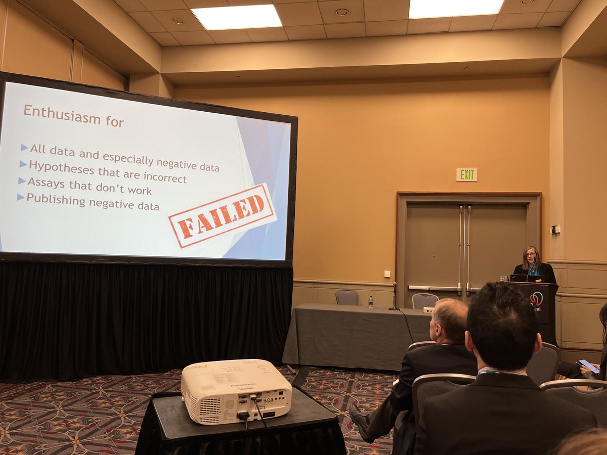JulesBass6's tweet photo. Dr. Ware says “Don’t run from failure” Working through problems and roadblocks is an essential part of career development for a scientist. #Mentorship #APSatEB #ExpBio https://t.co/qi6UCVgk5T