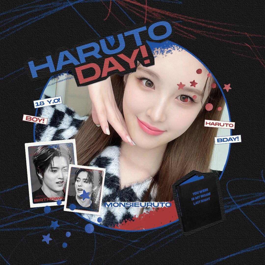 jaehefe's tweet photo. @MONSIEURUTO happiest birthday harutos!🥳 hepibidi @lahruto! https://t.co/YsVJcF4GDU