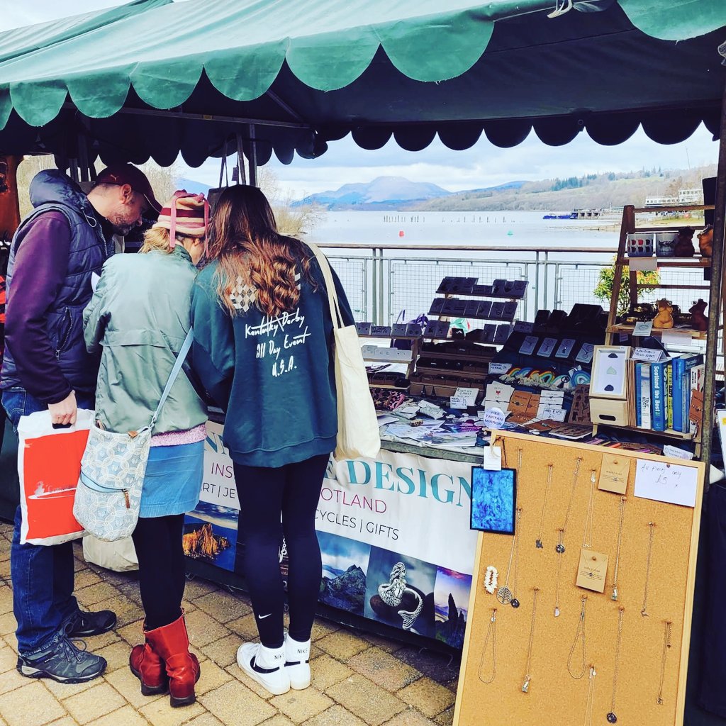 bonnieweedesign's tweet photo. Such a great weekend at  @lochlomondshore Springfest 😊 such an amazing atmosphere throughout! Thanks to everyone who stopped by we loved seeing you all ❤ https://t.co/ZPaEvjKTkG