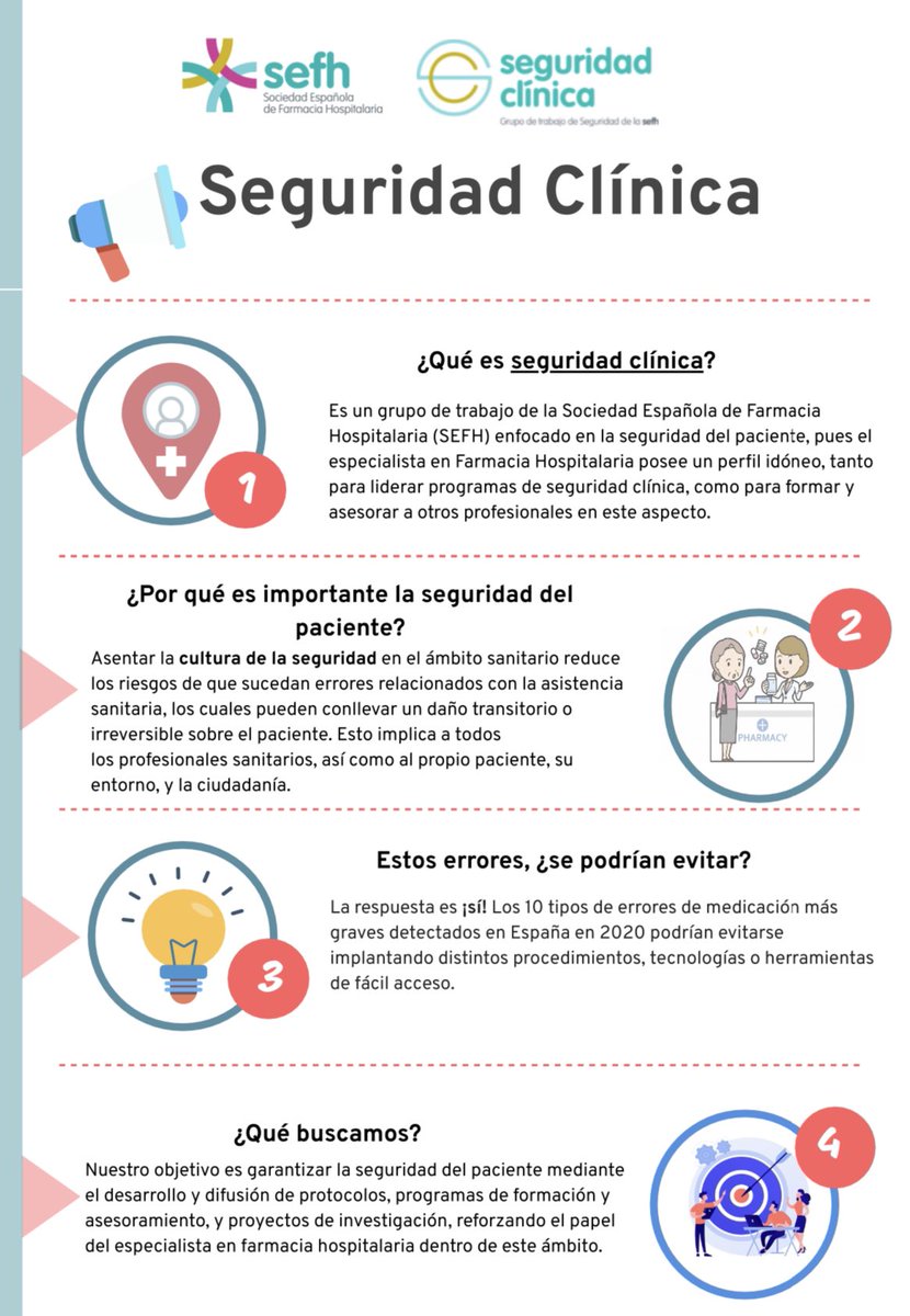 No seremos nosotros el perfil que estabas esperando para estar al día en seguridad clinica? 🤔

Pues aquí estamos‼️

Os dejamos nuestra carta de presentación 

👇🏻👇🏻 #SegPac