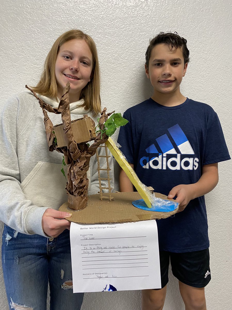GunterTigerArt's tweet photo. Love these kids and their “better world” design projects. Everything from an endangered species enclosed habitat to a line of Nikes for the @dallasmavs, a treehouse with pool slide, and a hotel for the homeless. #realworldproblemsolvers #creativityroars @ms_tigers @Gunter_ISD https://t.co/tXY20WKsaP