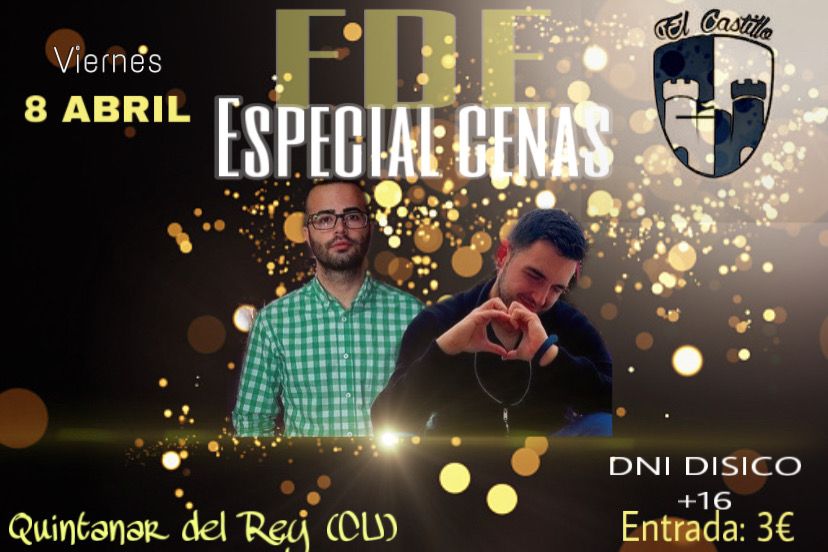 FDE especial cenas de clase❗🎉
Premio para la clase con la foto mas original🤙
Entrada 3€
IMPORTANTE: DNI fisico
Para entrar en el sorteo de una entrada dar mg y retuittear esta publicacion
Mas sorteos en nuestro ig: @2bach_vueltaalruedo