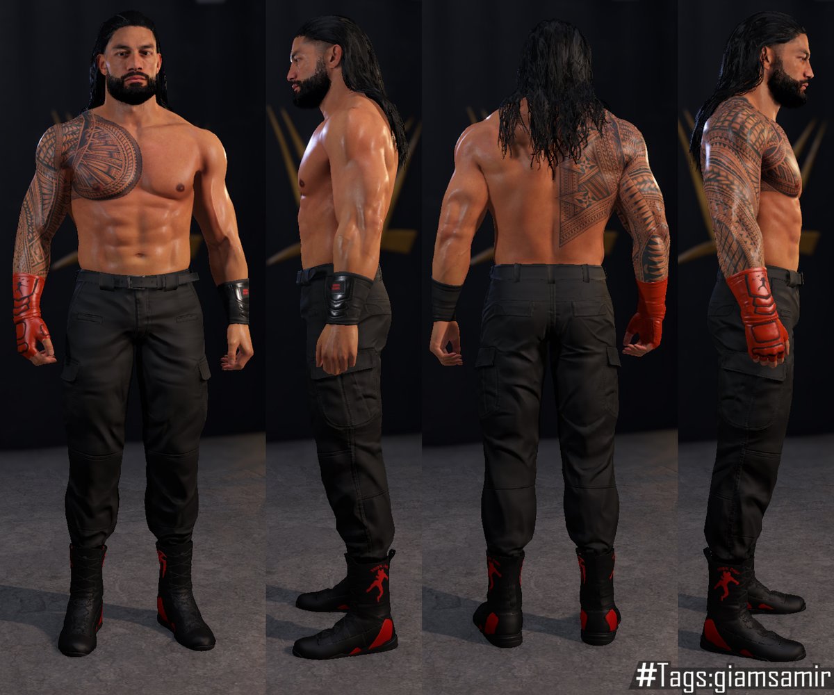 giamsamir's tweet photo. Download @WWERomanReigns #WrestleMania 38 attire now available on #WWE2K22 @WWEgames
 
Tags: giamsamir https://t.co/IcOaUjtBmw