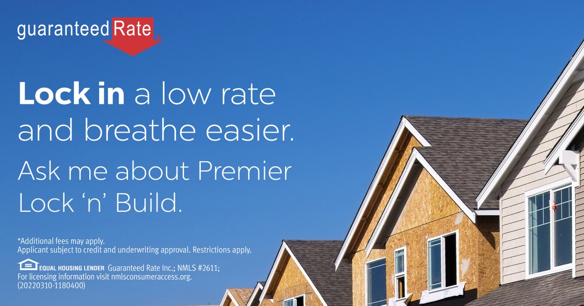 jonwagner04's tweet photo. Rates are rising. Lock in todayโs low rate with our Lock โnโ Build program and get peace of mind for up to 12 months of your houseโs construction.* Letโs discuss locking in your rate today. #PurchaseExperts #GRvibe https://t.co/kELcAfJM4m https://t.co/PBNHEQaHGg