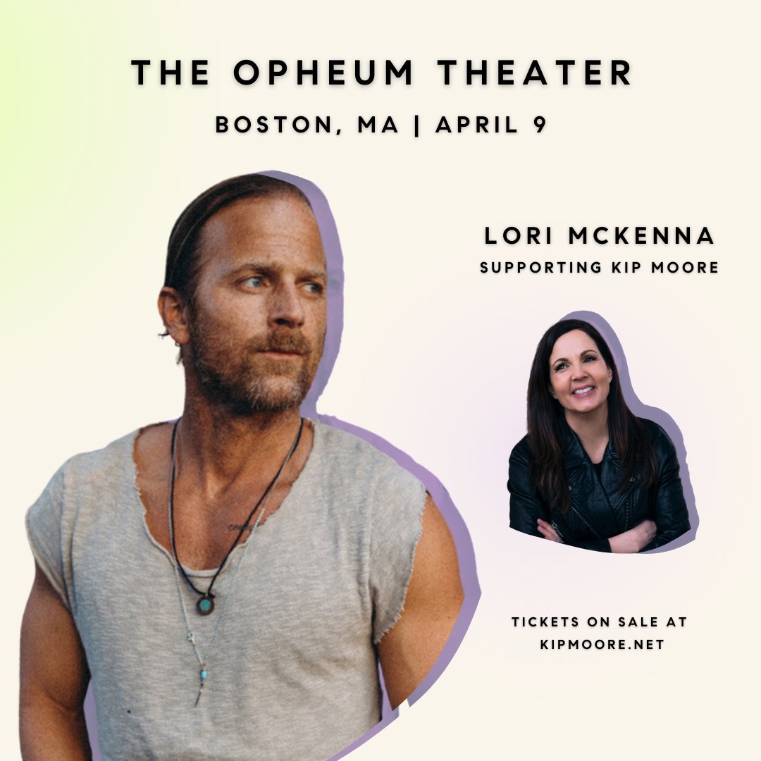 So excited to be opening up for <a href="/kipmooremusic/">Kip Moore</a> with my Boston band this Saturday at <a href="/orpheumboston/">Orpheum Theatre presented by Citizens</a>! There are a few tickets left so get yours today &gt; livemu.sc/3NJPlGH