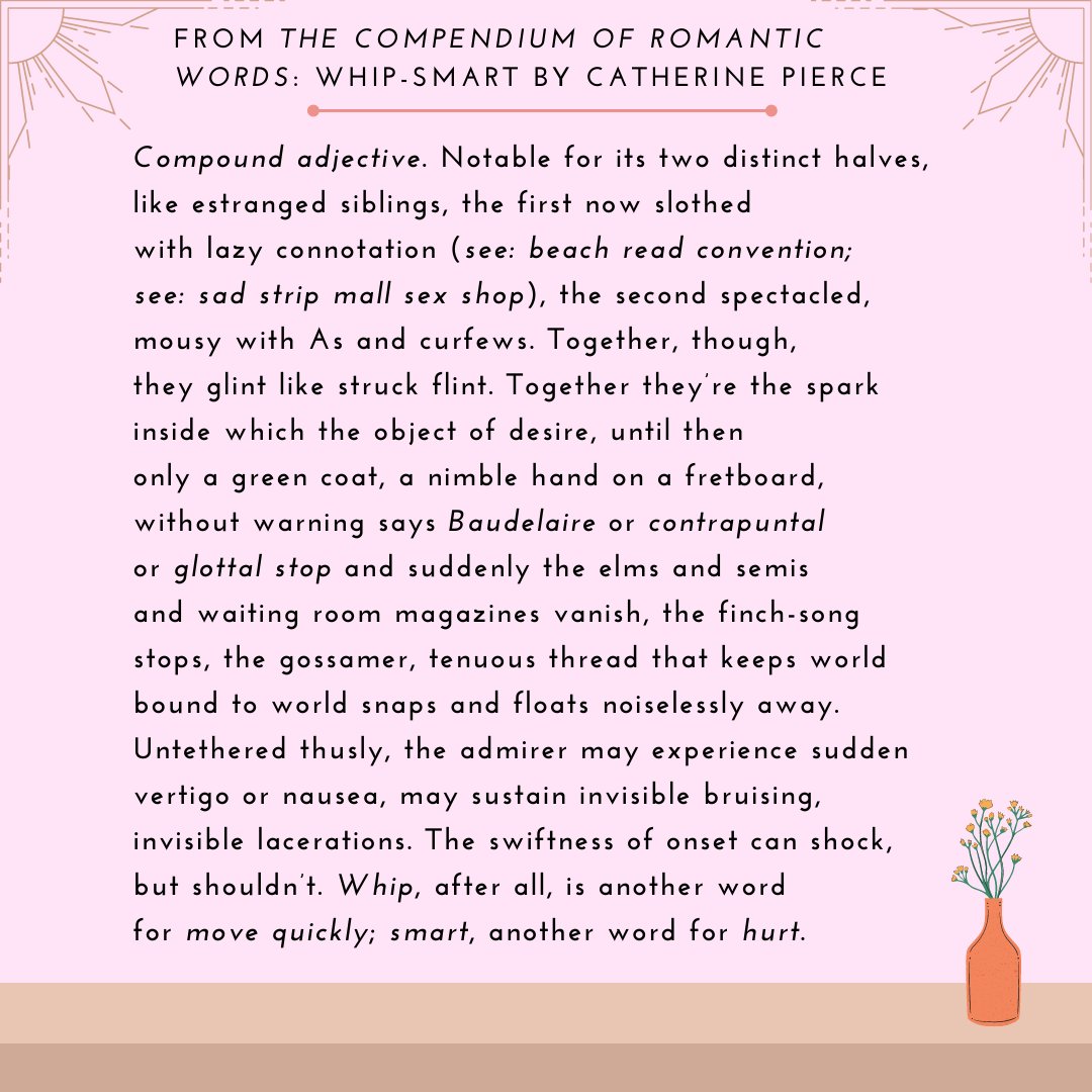 It's National Poetry Month and we're highlighting Mississippi poets!

First up is MSU’s very own – Catherine Pierce!  

You can check out some more of her amazing work in her most recent collection, DANGER DAYS, or on her website at catherinepierce.net

#NationalPoetryMonth