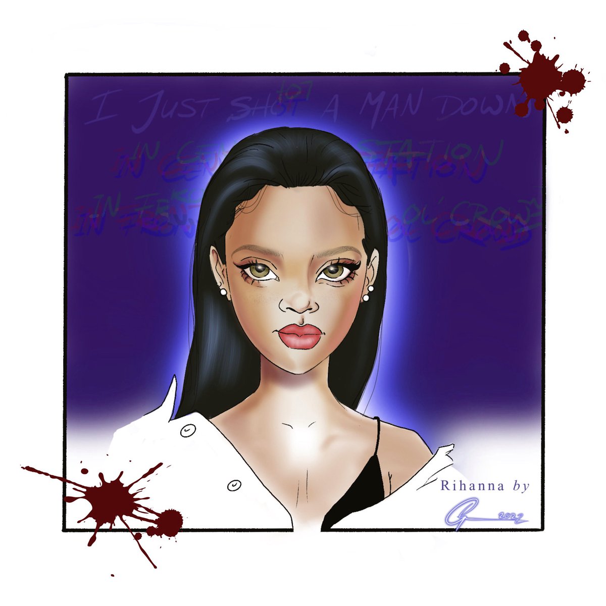 Doodles #rihanna #ipaddrawing #drawing #procreate #procreateart #mandown #doodles #digitaldrawing #digitalart #applepencil #riri #fenty