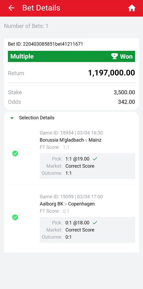 Macronxdon247's tweet photo. Everyday is surely destined to be great in this platform, Mr Williams ur games are something else, I never imagined I can win over and over here. I'm humbly grateful. Keep it up @williamsodds_1.
#CardiB #AdekunleGold #Afrobeats #Russell #FemiKuti #Payet #Asuu #Beyonce #Cultist https://t.co/ivOZK9W3se