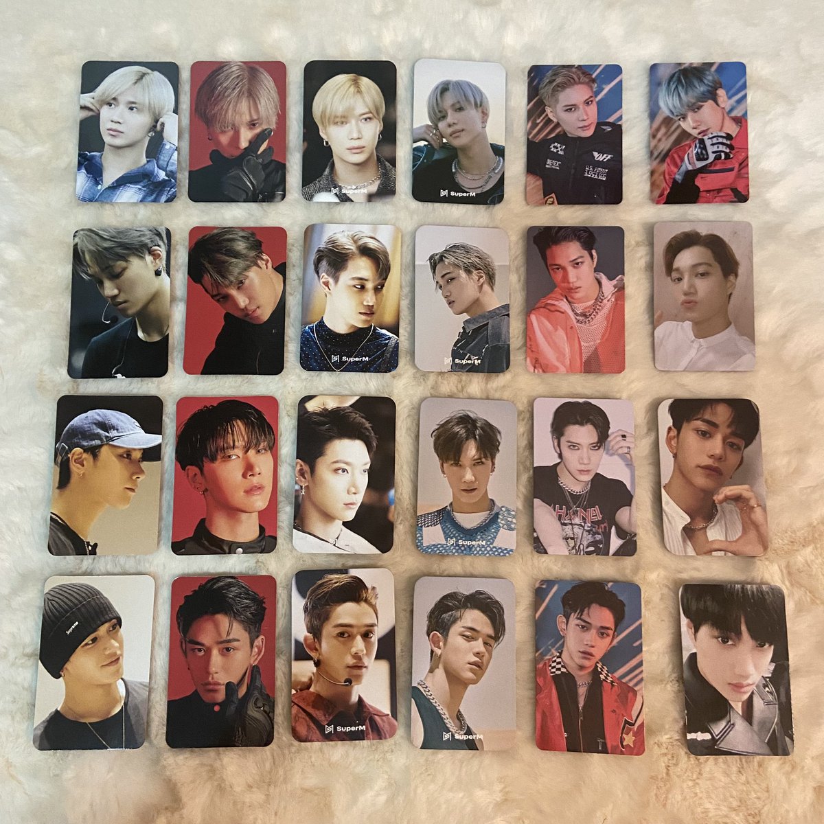[ WTS ]
☀️ SuperM PHOTOCARD ✅

Taemin / Kai / Baekhyun / Ten / Lucas 

Europe Tour $18/SET
Tour $15/SET
Brochure $12/EA
KAI SuperM Jopping Kr ver $12
LUCAS Random USA tour $55
KAI Random Europe tour $55

🚀 WW SHIPPING .
💌 DM IF YOU INTERESTED