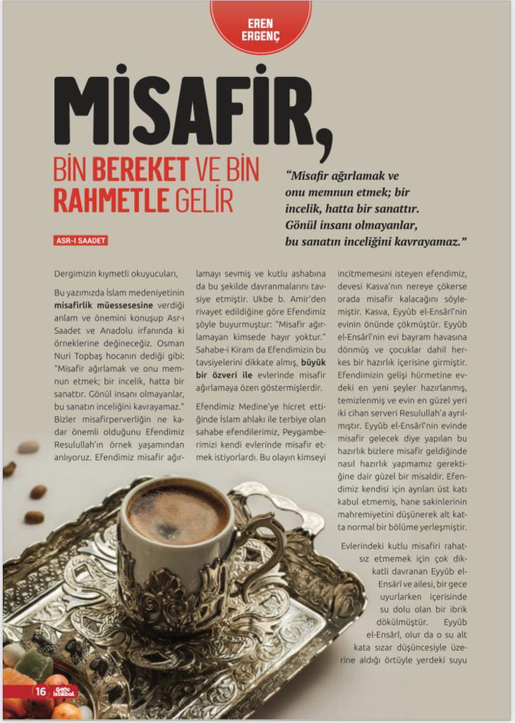 ErenERGEN1's tweet photo. Genç İstikbal dergisi Nisan sayısı yazımız.📜 @gencistikbal https://t.co/m8RXl2ZNYO