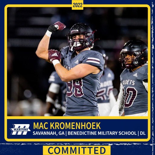 I am extremely excited to announce that I will be continuing my academic and athletic career at Massachusetts Maritime Academy!!!#DefendTheBay #AnchorDown⚓️ <a href="/BC_Football1902/">BC Football</a> <a href="/CoachGHouston/">Galen Houston</a> <a href="/CoachCameronMMA/">Jeremy Cameron</a> @JimReid96775129 <a href="/bucs_fball/">Massachusetts Maritime Football</a>