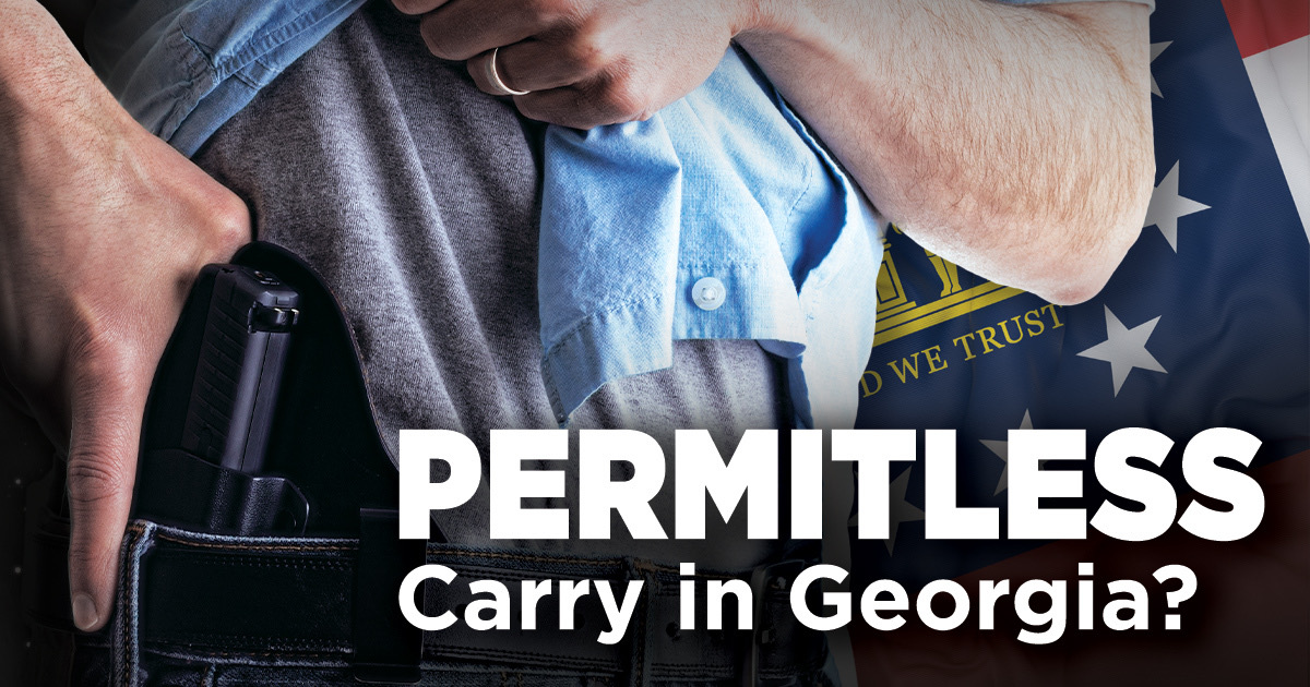 USLawShield's tweet photo. The #Georgia Constitutional Carry Act of 2021 would allow #permitlesscarry in the state, creating a massive change for Georgia #gun owners!
Reserve your free copy of our Georgia Permitless Carry Guide here: https://t.co/kV4EKqmMpF
#GA2A #USLS #IAm42A https://t.co/WacZWzLEUL