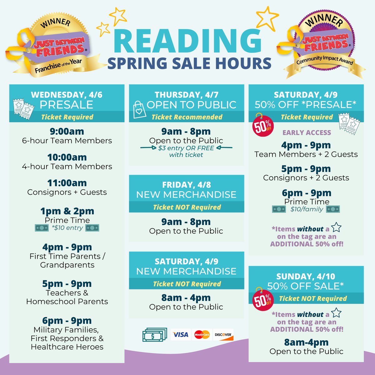 meredithspidel's tweet image. #JBFReading starts in TWO DAYS!!! #ad 

Get the whole scoop and your tickets here: jbfphilly.ticketspice.com/just-between-f…

#kidsconsignment #consignmentsale #shopsecondhand #saveyourmoney #Eastertoys #easterdress