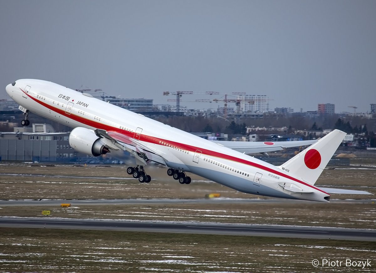 Japan Air Self Defence Force (<a href="/JASDF_PAO/">防衛省 航空自衛隊</a>) #Boeing #B777-3SBER reg. 80-1111 and 80-1112 departing to #Tokyo from #Warsaw #ChopinAirport with #Japanese delegation✈️#Japonia #Japan @AkioMiyajima #Polska #Poland #WAW #lotnictwo #aviation #avgeek #JADSF #防衛省航空自衛隊 #日本国