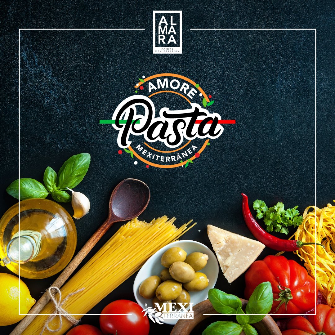 El ingrediente que más amamos de la comida mediterránea llega a Almara en mayo: La pasta. Agregamos nuestro particular toque para consentir a tu paladar a cargo de nuestro Chef Ejecutivo Guy Santoro. 

WhatsApp:wa.link/ell5jy
Correo: redes.sociales@almara.rest