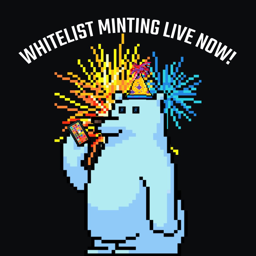 🎉WHITELIST MINTING LIVE NOW🎉

Check out our website and mint some bears 🐻🚀

#FTMNFT #FTM $FTM #NFTdrop #Fantom