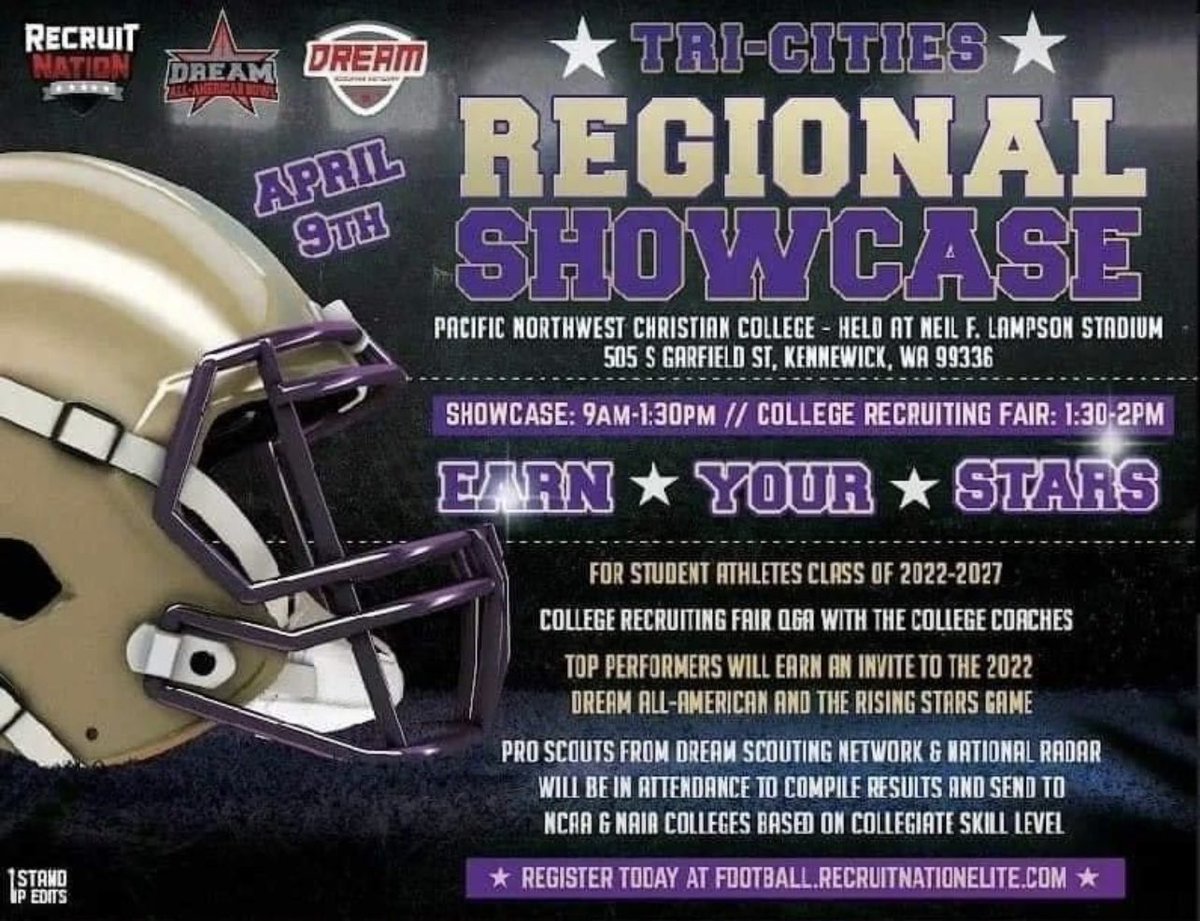 DSN_Scout_Hunt's tweet photo. @YassirKuba @dreambowlgame @recruitnationus You’re invited to showcase your talent https://t.co/BoNuMJKdte https://t.co/xhwE7Yo7is