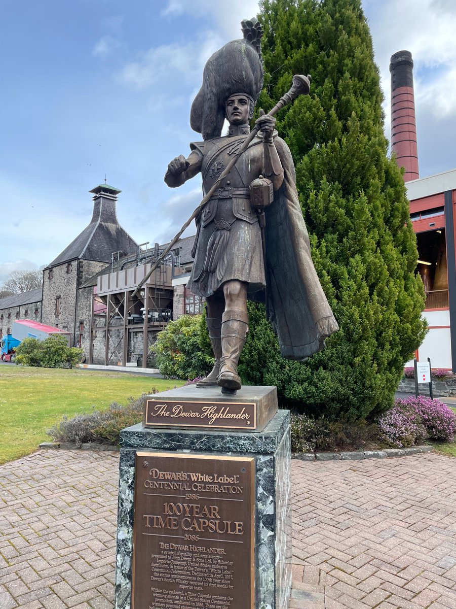 ChrisRSwonger's tweet photo. Here at @DewarsAberfeldy in the heart of Highland Perthshire, the only Scotch whisky distillery built by the Dewar family. A truly charming place and their double-aged Dewar’s is fantastic. https://t.co/5S0E4DBMwL