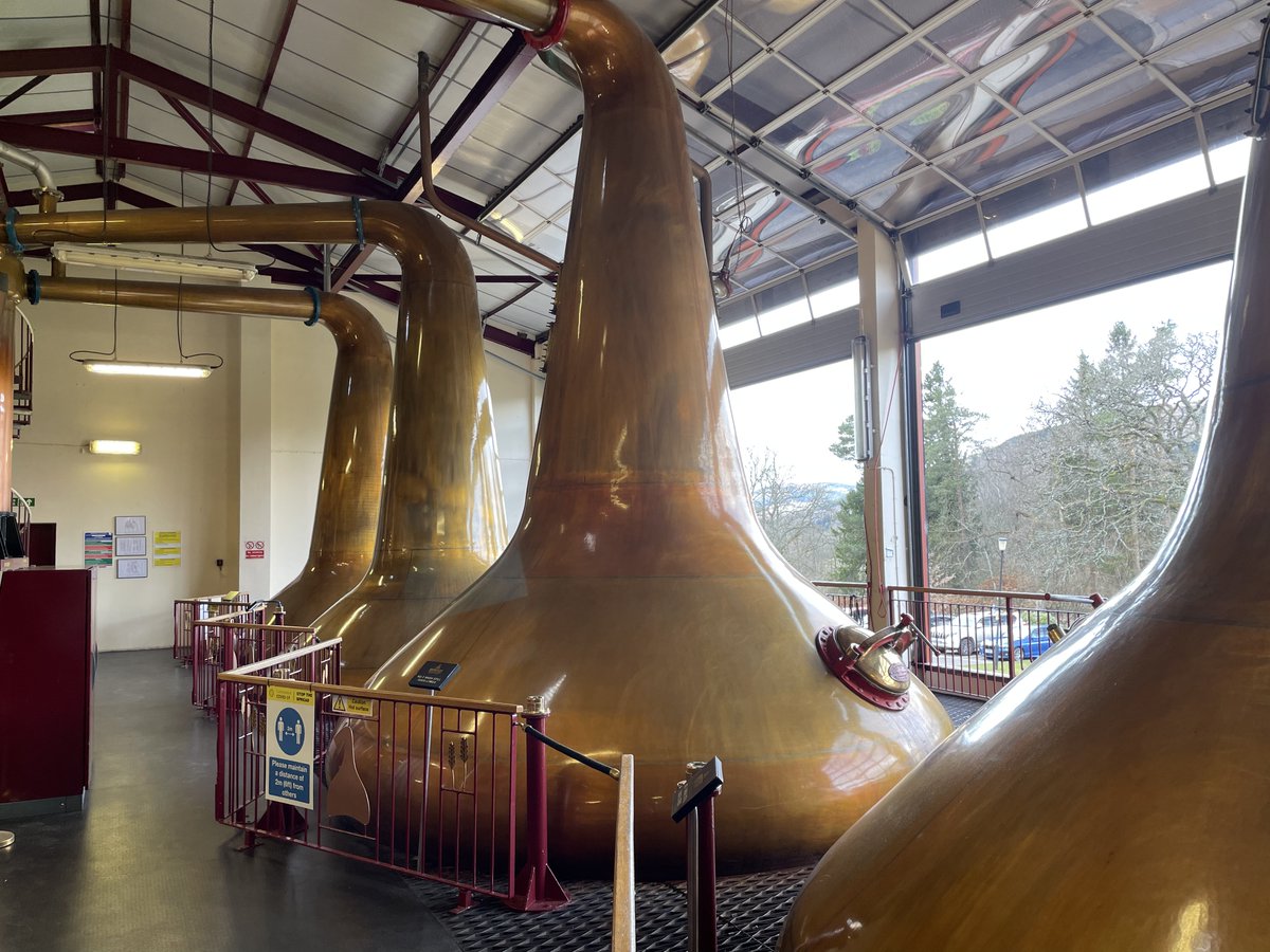 ChrisRSwonger's tweet photo. Here at @DewarsAberfeldy in the heart of Highland Perthshire, the only Scotch whisky distillery built by the Dewar family. A truly charming place and their double-aged Dewar’s is fantastic. https://t.co/5S0E4DBMwL